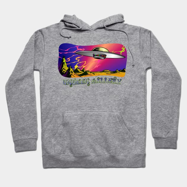 Alien landscape Hoodie by CheezeDealer